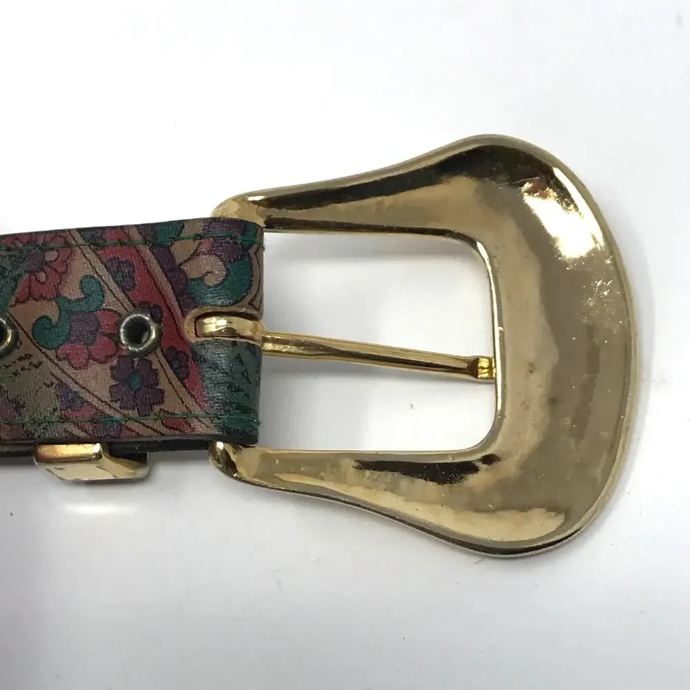 Women's Western Floral Belt Size Small Ornate